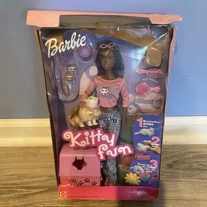 DAMAGED BOX VHTF Kitty Fun AA Barbie Mattel 28866 Doll